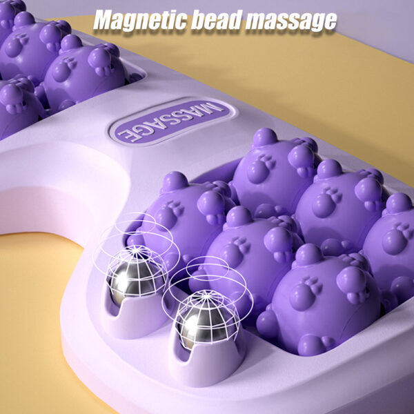 Dual Foot Massager Roller with ABS Plastic & Magnetic Beads - Image 3