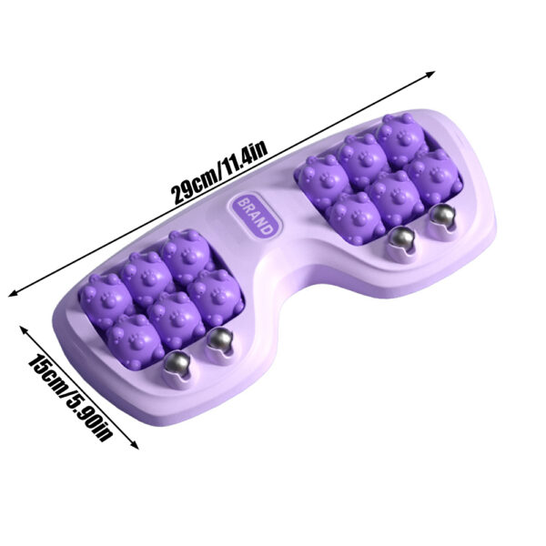Dual Foot Massager Roller with ABS Plastic & Magnetic Beads - Image 9