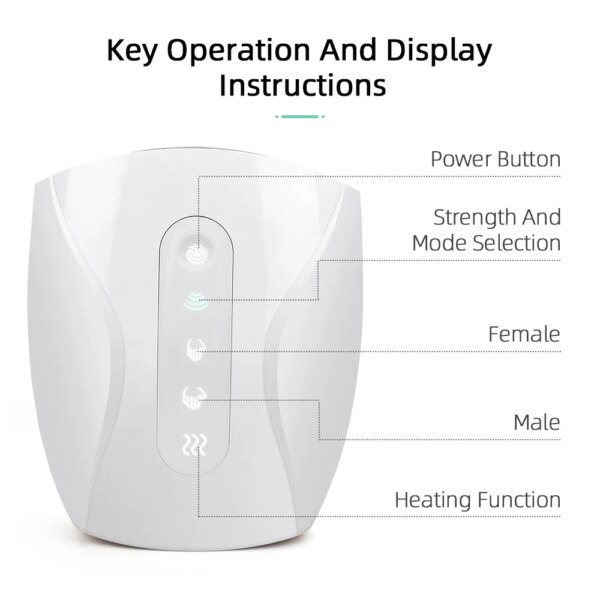 Wireless Hand Massager with Heat Compression and Air Kneading - Image 6