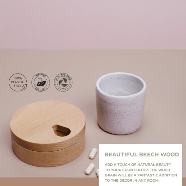 Wooden Weekly Pill Organizer - Image 4