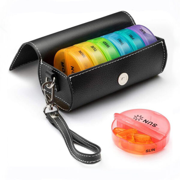 7 Days Pill Box Travel Weekly Medicine Organizer - Image 2