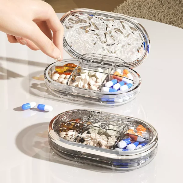 Seven Day Travel Mini Portable Medicine Box - Image 2