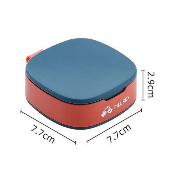 Compact Weekly Pill Organizer with 4 Compartments - Image 6