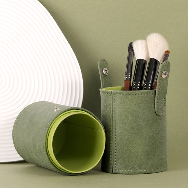 Professional Green Makeup Brush Holder Organizer - Image 2