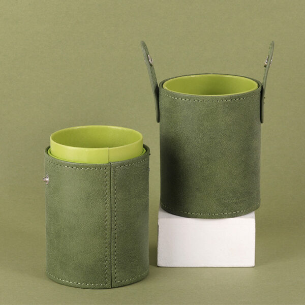 Professional Green Makeup Brush Holder Organizer - Image 3