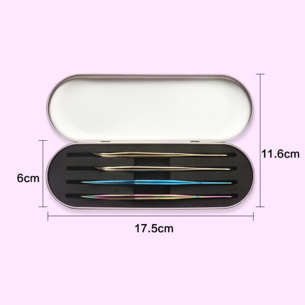 4-Slot Eyelash Tweezers Storage Box - Image 7