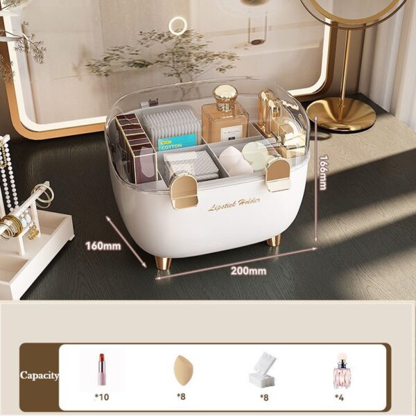 Lipstick Holder Organizer with Dustproof Lid - Image 5