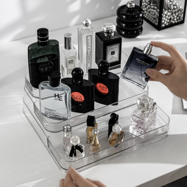 3 Tier Clear Display Risers Stand - Image 3