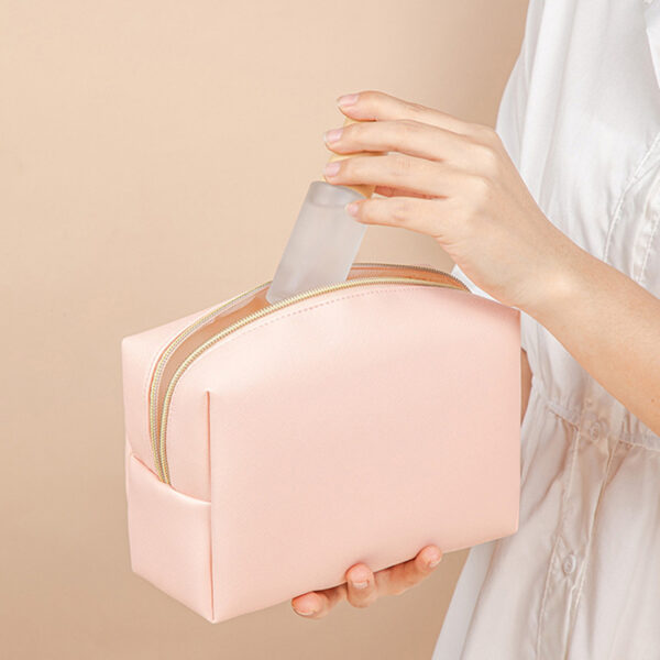 Waterproof PU Leather Cosmetic Bag - Image 3
