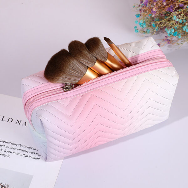 Gradient Color Makeup Bag for Women - Image 4