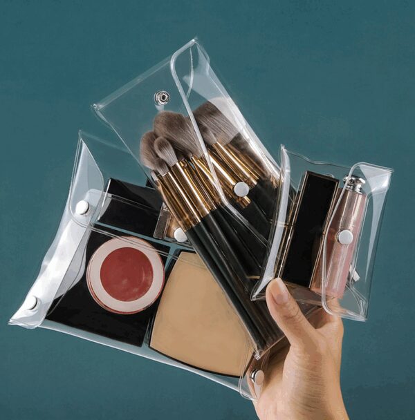 Transparent PVC Cosmetic Bag - Image 2