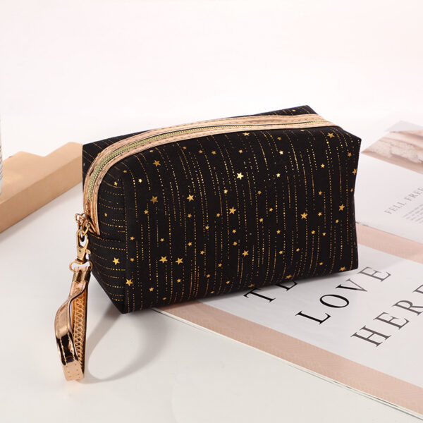 Stylish Bling Stars Cosmetic and Toiletry Bag for Women - Image 4