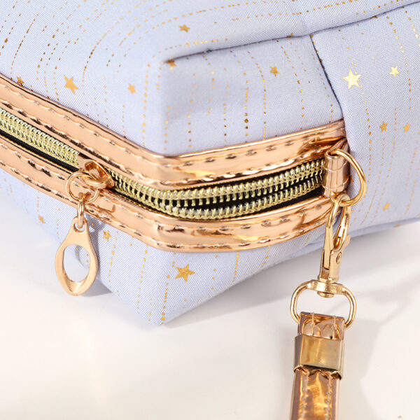 Stylish Bling Stars Cosmetic and Toiletry Bag for Women - Image 3