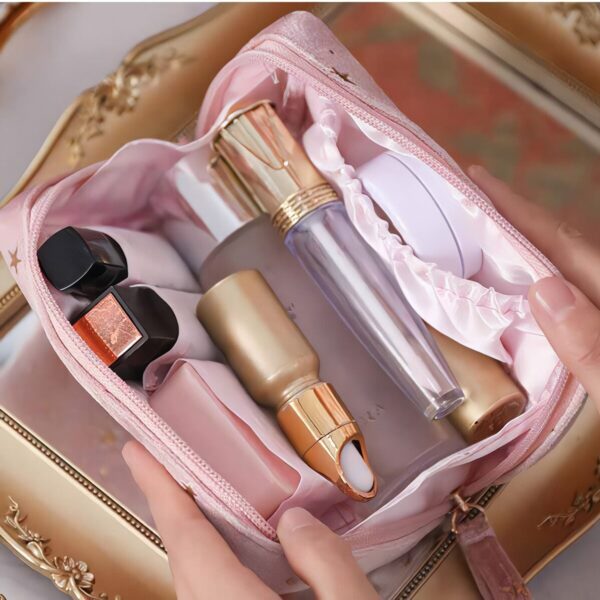 Velvet Makeup Bag Organizer - Image 4