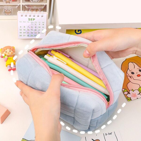 Soft Fur Cosmetic Storage Bag - Image 2