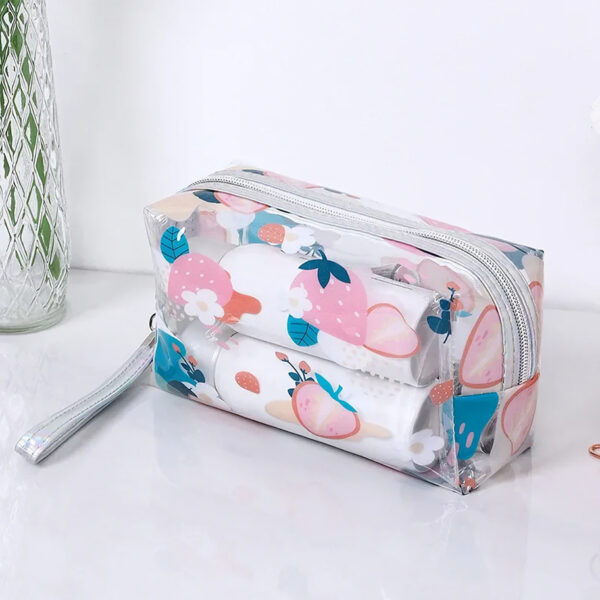 Travel Transparent Cosmetic Bag - Image 4