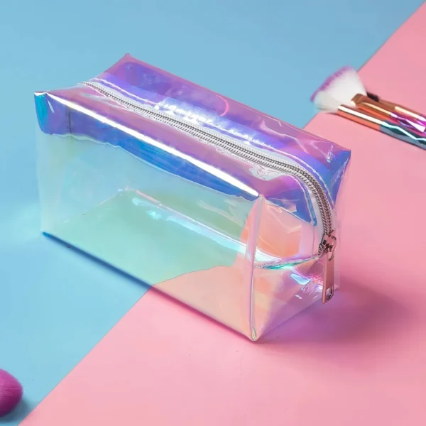 Fashion Laser Transparent Makeup Bag for Women - Image 5