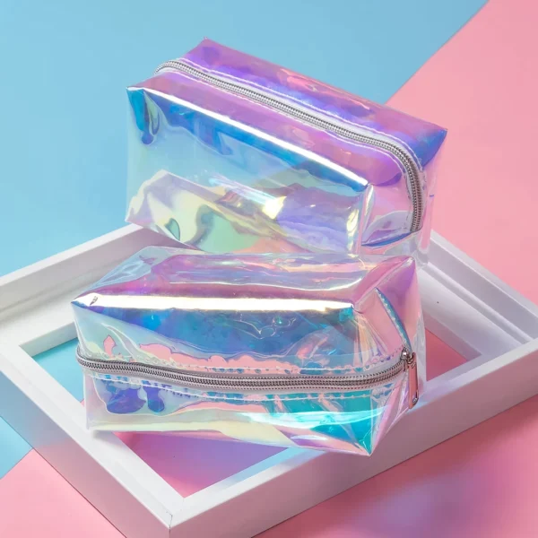 Fashion Laser Transparent Makeup Bag for Women - Image 4