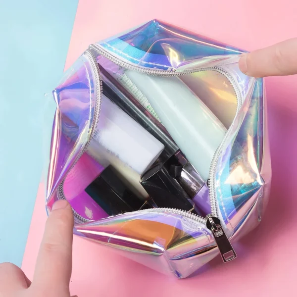 Fashion Laser Transparent Makeup Bag for Women - Image 3