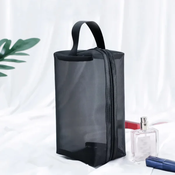 Transparent Mesh Makeup Bag - Image 5