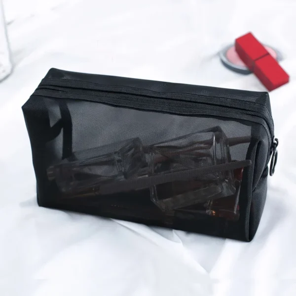 Transparent Mesh Makeup Bag - Image 6