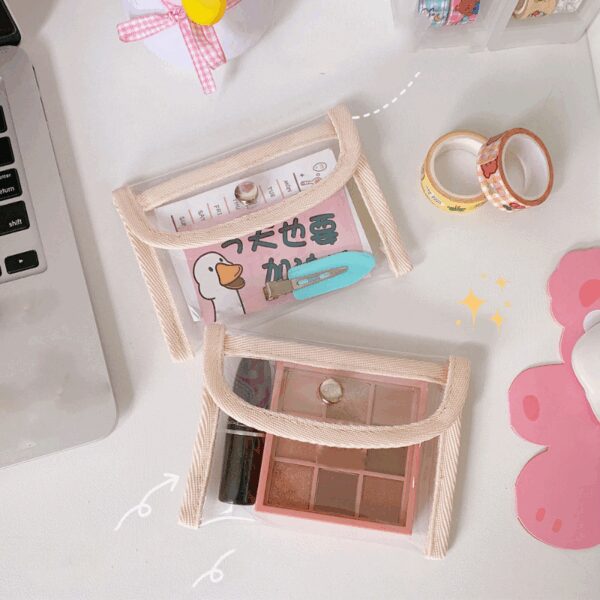 Women’s Clear Cosmetic Storage Bag - Image 5