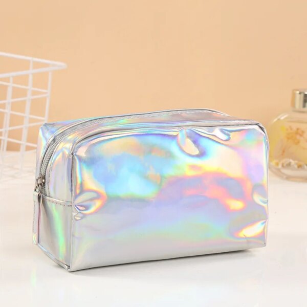 Solid Color Laser Makeup Bag - Image 5