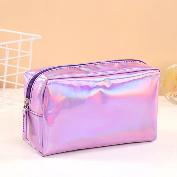Solid Color Laser Makeup Bag - Image 4