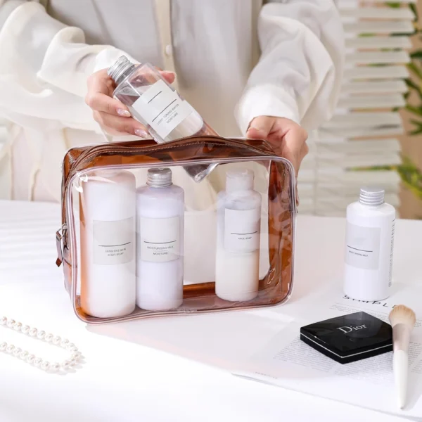 Waterproof Clear Makeup Bag - Image 3