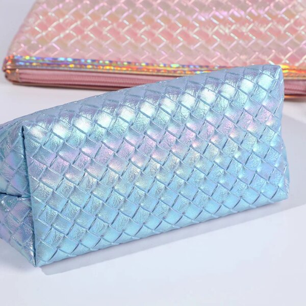 Large Leather Travel Cosmetic Bag for Women - Image 3