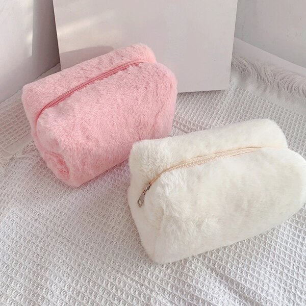 Soft Plush Makeup Bag for Women - Image 7