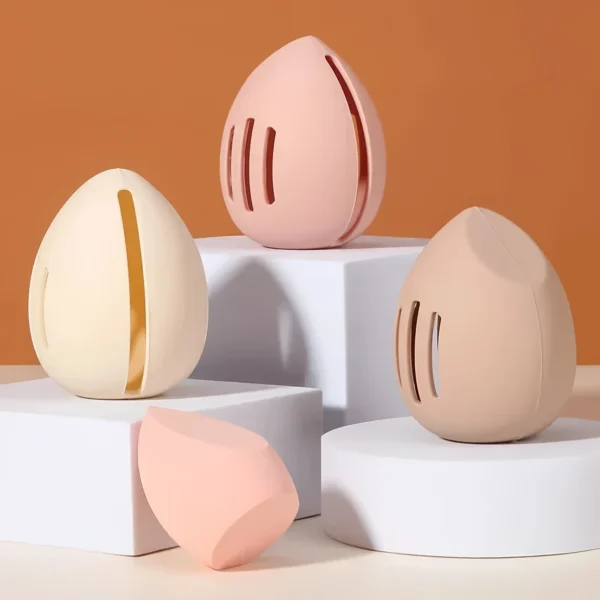 Eco-Friendly Silicone Makeup Sponge Holder - Image 3