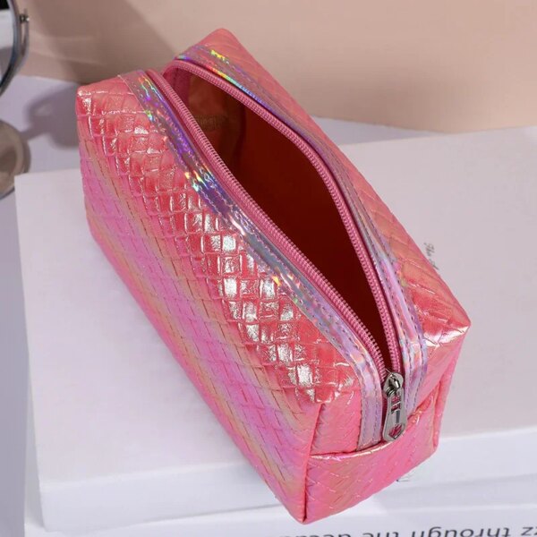 Fashion Women Waterproof PU Travel Cosmetic Bag - Image 4