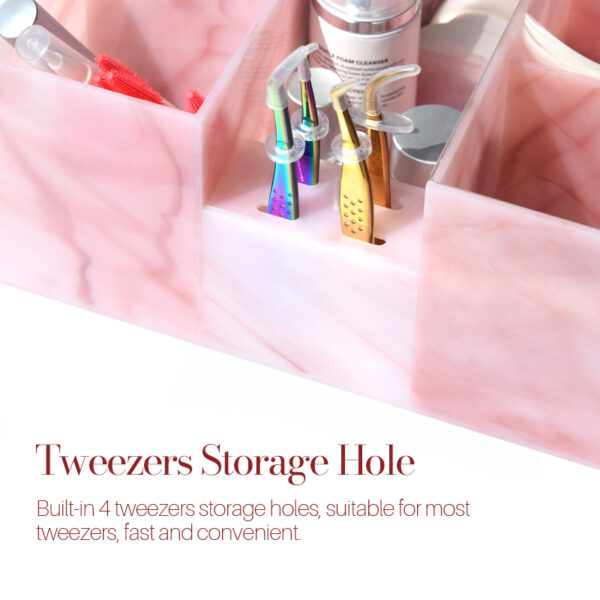 Multifunctional Acrylic Eyelash Tool Storage Box - Image 6