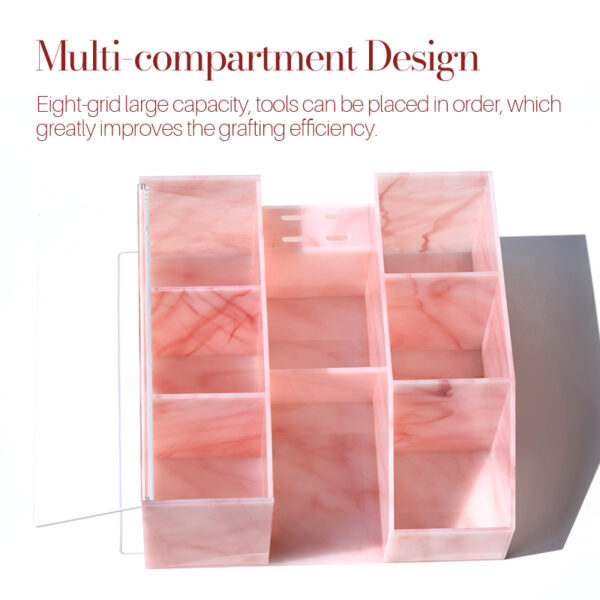 Multifunctional Acrylic Eyelash Tool Storage Box - Image 3