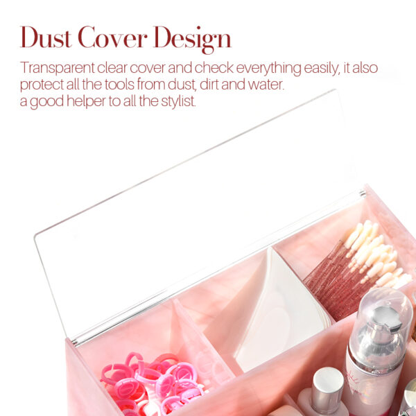 Multifunctional Acrylic Eyelash Tool Storage Box - Image 5