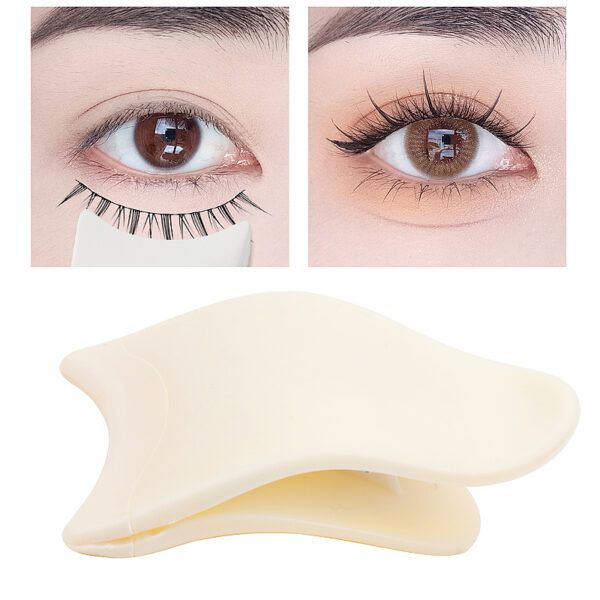 False Eyelash Applicator Tweezers & Eyelash Curler Set - Image 3
