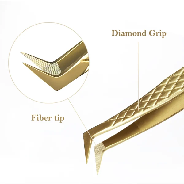 Precision Anti-slip Eyelash Extension Tweezers - Image 6