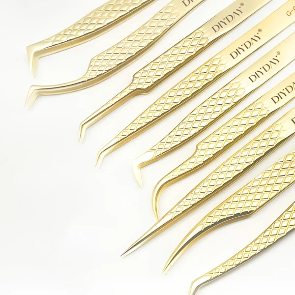 Precision Anti-slip Eyelash Extension Tweezers - Image 8