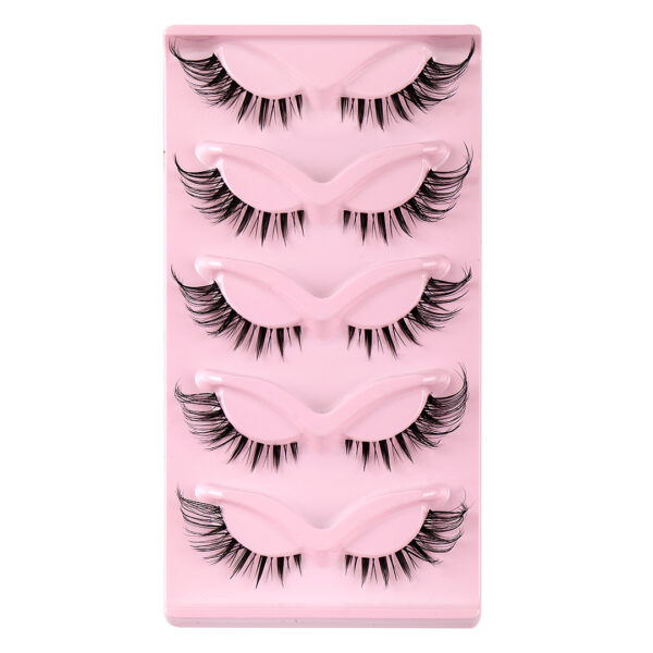 5 Pair 3D Cat Eye Fox Eye Lashes - Image 6