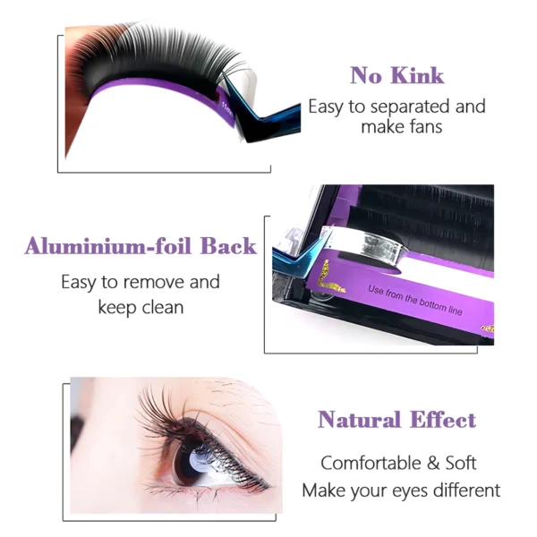 Soft Curl Faux Mink Individual Eyelash Extensions - Image 5