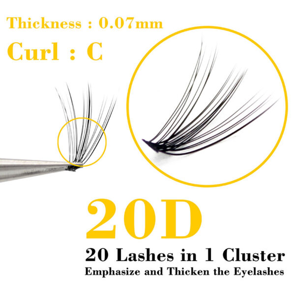 Natural 3D Mink Eyelash Extensions - Image 2