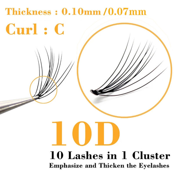 Natural 10D Mink Eyelashes - Image 2