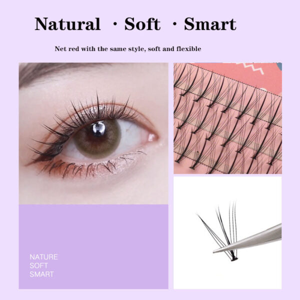 Professional Makeup Cluster Eyelash Extensions - Image 2