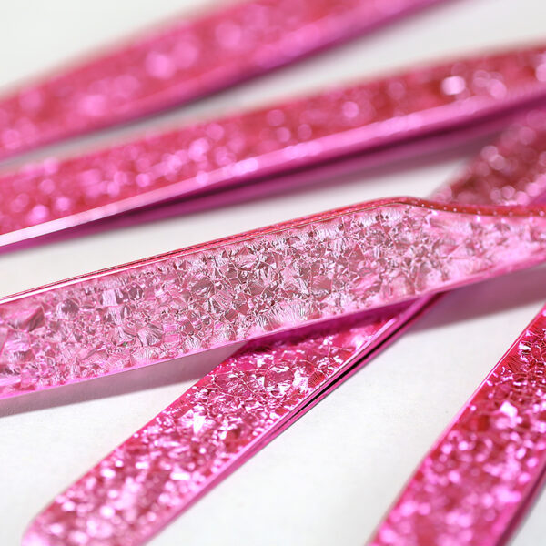 2PCS Professional Stainless Steel Eyelash Tweezers Set - Image 5