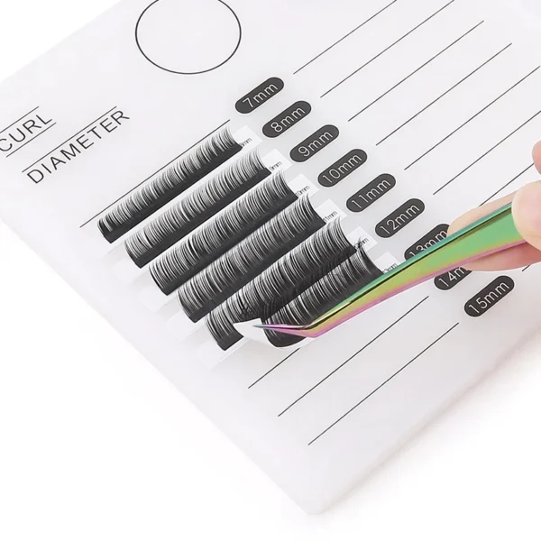 Acrylic False Eyelashes Palette with Tick Mark Stand - Image 5