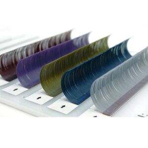 Colored Eyelash Extension Individual Faux Mink Lashes