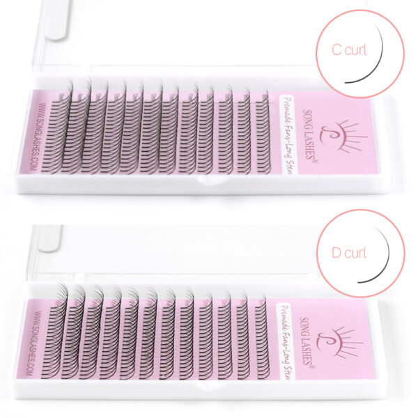 Premade Fans Long Stem Eyelashes - Image 5