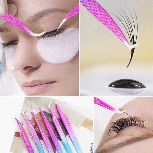 Ice Flower Eyelash Tweezers - Image 2