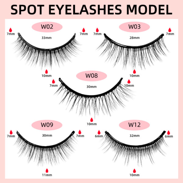 Reusable Self-Adhesive Faux Mink Eyelashes - Image 5